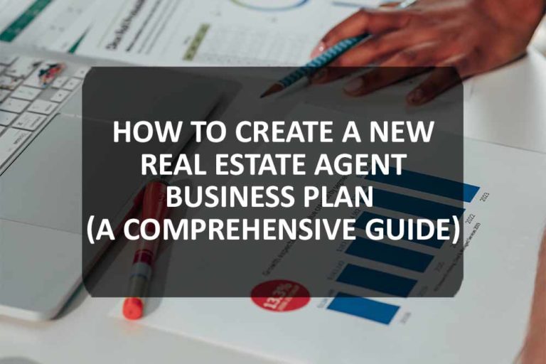 real estate agent business plan 2021